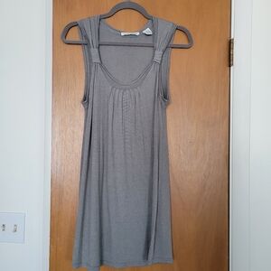 Autumn Cashmere gray tunic sweater small